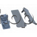 К-т основи за панти с капачета  за дясно отваряне (обръщане) на врата на хладилник ,Beko RCNA-406E40ZXBN/K60406NE ,RCSA406K40DXBN