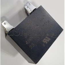 3.0uF/450VAC,±5%,+85°C,тип CBB6-1,закр.с ухо,Кондензатор, работен,изв.-4x4.68mm,LongTerm 50/60Hz,40/85/21
