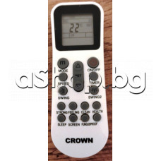 ДУ за климатик с LCD дисплей,Crown YKR-R,CDCI-09FO38