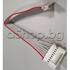 Плосък кабел 9-жила с мъжки и женски куплунг за връзка м/у платка и дисплей на климатик, Samsung AR12MSFHBWKN