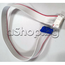 Плосък кабел 10-жила с 2-женски куплунга за връзка м/у платка и дисплей на климатик, Samsung AR12MSFHBWKN