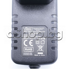 Адаптор-алтернативен на AC-MS1202S/ AC-M1208WW,100-240VAC to 12VDC/1A/12W за Blu-Ray player,SONY BDP-S4500 ,MDRRF811RK