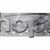 Дръжка-бяла 200x60mm за люка на автоматична пералня,Ariston, Whirlpool AWO/C 81201 ,AWO/C 812011