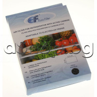 Въздушен карбонов филтър 125x100x10mm WF050 за обиране на миризми от хладилник,AEG, Electrolux