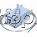 Термостат Atea A03-0116/K59-S4189/500 (16A/250VAC) 2-изв.x 6.35mm къс осезател 650mm за дебелината на леда от ледогенератор,Whirlpool AGH-326/01/G