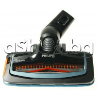Голяма турбо-четка FC6729/01 ,255x110mm за тръба d-елипса с куплунг 3-pin на прахосмукачка,Philips  FC-6729/01 Speed Pro