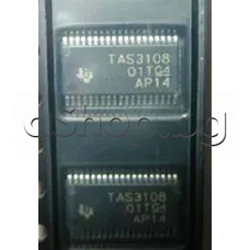 IC,Audio DSPs 8-Channel Audio DSP processor 3.3V,+70°C,HTSSOP-38, TAS3108DCPR Texas Instruments