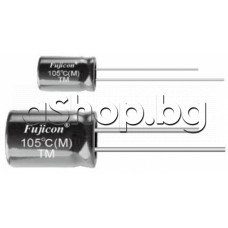 120uF/400V,Електролитен кондензатор радиален,Low-ESR тип RBL40,d18x40mm,-55...+105°C,Fujicon ТМ2G121M-RBL40