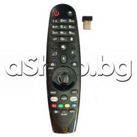 ДУ за смарт LCD/LED телевизор с меню+настройка+скрол бутон, 3D,Netflix,Amazon,My apps+ТХТ+DVD for LG World most TV remote control