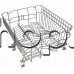 Кошница горна кк-т за съдомиялна машина,Ariston ,Whirlpool ADG 175 ,ADP 750 IX,Indesit ,Candy