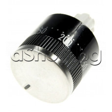 Пуш бутон-врътка(inox) d33x50mm зa градусите на фурна ,Gorenje BO-5330AX ,BO7122BX