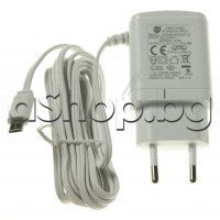 Зарядно CP0049/01,100-240VAC50-60Hz/0.4A to ->DC5V/1.1A, 5.5W(Micro USB-B type) с кабел на помпа за кърма ,Philips SCF-395/396 Avent