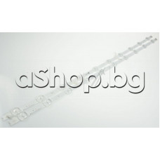 Светодиодни ленти к-т алтернативни 2 бр.(9-LED) за подсветка на LCD (LC430DGG (FK) M4) телевизор,LG 43UJ651V-ZA.BEUYLJP