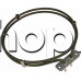 Кръгъл нагревател за конвекция d215/204mm 2000W/250VAC,2x-6.5mm. с планка от фурна на готварска печка,Beko ,Sang ,Crown FCM600A