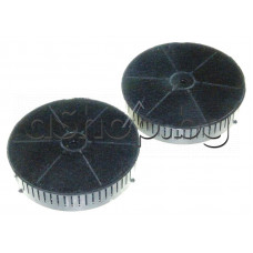 Филтър (carbon filter code:FKS386,typ:57 (d173/180xH26/43 mm) 1 кк-т 2 бр. за аспиратор,Elica,Ariston AH-62CMXHA,AEG,Electrolux,Ikea,Zanussi,Whirlpool