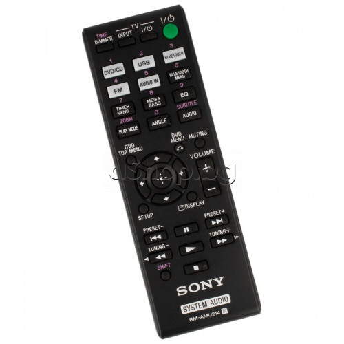VINABTY RM-AMU214 Afstandsbedieningsvervanger voor Sony System Audio CMT-SBT40D HCD-SBT40D