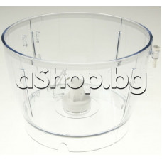 Пластмасова купа (бяла,безцветна) d205xH145mm от кухненски робот,Moulinex DFC-547/701