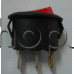 Ключ кобиличен-елипса 250VAC/10(6)A,2-пол.On-Off,21x13.5xH12 мм,3-изв.x4.8мм,за пан.монтаж,черен-светещ,KCD1-9 CQC,за кафемашини идр  малки уреди