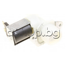 Електромагнитен клапан единичен прав на 180°C ,230VAC/50Hz,за пералня, Korting KWS4011 /PS05112A ,Gorenje