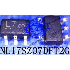 IC-HCMOS(SG),Buffers & Line Drivers 1.65-5.5V Single Non-Inverting,-55...+125°C ,SOT-353-1 /TSSOP-5(SC-88A),Onsemi.NL17SZ07DFT2G ,code:L7