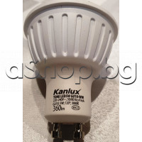 LED крушка димируема с рефлектор тип луничка 230V/5W,41mA,120°,360 lm,3000K ,цокъл GU10,Kanlux TOMI LED5W GU10-WW