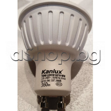 LED крушка димируема с рефлектор тип луничка 230V/5W,41mA,120°,360 lm,3000K ,цокъл GU10,Kanlux TOMI LED5W GU10-WW