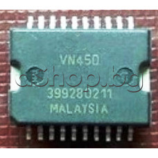 IC ,3-Channels High-side solid state relay ,36V,2/10A,95W,<40-300mOm,Power 20-SOP/MDIP ,STMicroelectronics VN450