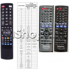 ДУ -аналог N2QAYB000095/6 за DVD домашно кино,Panasonic SC-PT450/550/850/860E