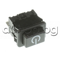 Ключ-бутон PS23-16 ,250VAC/10-16(6)А,On/Off,2-изв.x4.68mm прави за кафемашина,De Longhi ECP31.21/33.21/35.31,BCO260/261/264