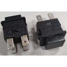 Ключ-бутон без задържане ,250VAC/10-16(6)А, 4-извода x 4.68mm прави за кафемашини и др.малки уреди,Soken PS23-16