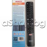 ДУ за LCD/LED телевизор с меню+настройка+TXT+Netflix,TCL RC802N YU11/YA12/YL14,RC3000E02/M13 ,RC3100L07/L10
