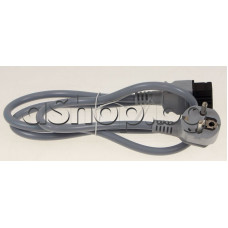 Захранващ кабел 1.1m(3x1.5mm2) на фурна за вграждане 250VAC/16A с куплунг-прав ,Bosch ,Siemens и други