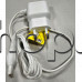 Адаптор-зарядно HQ-8505,100-240VAC/7.5W->15VDC/5.4W с захранващ кабел на машинка за подстригване,Philips QC-5350,HC-3400