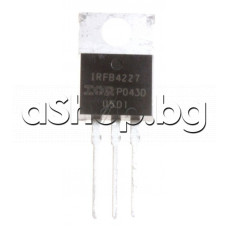 MOS-N-FET,200V, 65A,330W,<0.24mOhm(45A),70nS ,TO-220, IRFB4227  Infineon (IRF)