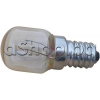 25W/240VAC, Лампа за фурна на готварска печка с цокъл-Е14 за 300°C,150lm,3000K, d22x48mm,Avide 25W-300°C