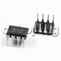 OP-IC ,Dual,Lo-noise,Serie ,±12V, 20MHz, 8V/uS,-20..+75°,8-DIP ,Rohm Semiconductor  BA15532