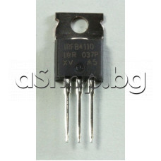MOS-N-FET,100V, 130A, 370W,<4.5mOm(75A), 150nS, TO-220,IRFB4110PBF  Infineon (IRF) IRFB4110PBF,code: FB4110