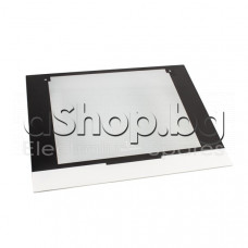 Външно стъкло 594x503mm white цвят за врата фурна на  готварска печка, AEG  ,Electrolux EKC6430AOW,FHH6886-GK ,FEH60P2102 ,EKK6450AOW