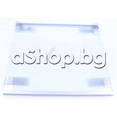Стъклен рафт x mm с лайстни над купата  във фризернмата част от хладилник ,LG  GSLV30DSXM/GC-L257JQYL.ADSQEUR
