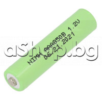 R3 / AAA ,1.2V/ 850mAh,Ni-MH акумулаторна батерия с контактни пъпки,d10.5x43.7mm ,Project NiMH AAA 1.2V 850mAh,JYH HAAA850