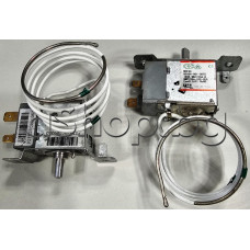 Термостат-двукамерен NWPF33A-102-025 за хладилник с къс осезател 600mm ,2-извода x 6.35/4.68mm,5A/250VAC,Linea,Candy,NEO ,Finlux,Crown