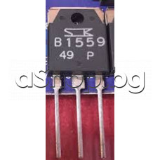 Si-P-Darl,NF-L,160/150V,8A,80W,65MHz,B>5000,TO-3PJ ,code:B1559P, SanKen 2SB1559P