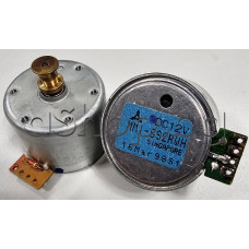 Електромотор DC 12V,right-малък,d33x25mm,2000/4000rpm,ос d2x8mm,двускоростен,Matsushita MMI-6S2RWH for Kenwood KD-491F