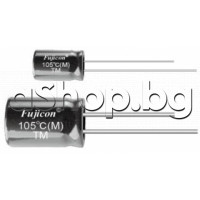 470uF/16V,Електролитен кондензатор радиален,тип TM,Low ESR ,100kHz ,d10x12mm,rm-5.0mm,-40...+105°C ,Fujicon TM1C471M-RBG12