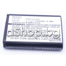 Li-ion батерия -алтернативна AB803443BU,3.7V/1100mAh/4.1Wh за GSM Samsung Galaxy GT-C3350