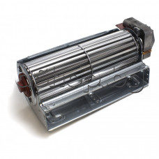 Електро двигател + вентилатор(турбина d60x180mm) дясна 220VAC/50Hz,30W,0.3A,1300 rpm за хладилни витрини,Italy