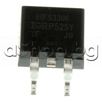 MOS-N-FET,60V,160A,230W,<3.3mOm(75A),D2-Pak/TO-263 ,Infineon Technologies IRFS3306TRLPBF