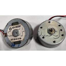 Шпиндел мотор DC2V/1-6V,4000rpm,(d24x9mm) за CD-CAR плеери с ос d2x7мм,Car-Portable CD Player Spindle ,JQ24-25G330F ,D/V D3