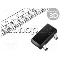 Si-NPN, 40/60V , 200mA , 0.225W,Hfe 30..300,300MHz, SOT-23 ,SMMBT3904LT1G Onsemi