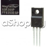 N-MOS-FET ,600/650V, 11A, Idm: 33A, 0.36oHm,31W ,TO-220F ,code:60R360P ,MagnaChip MMF60R360PTH